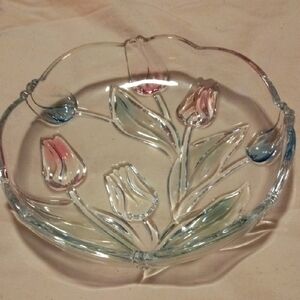 Vintage Decorative Glass Dish